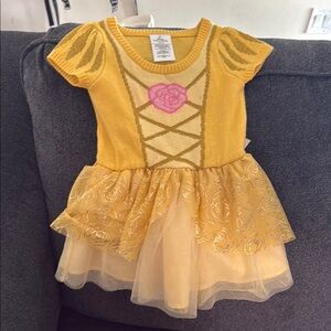 Disney Princess Belle Yellow and Pink Kids Costume Dress